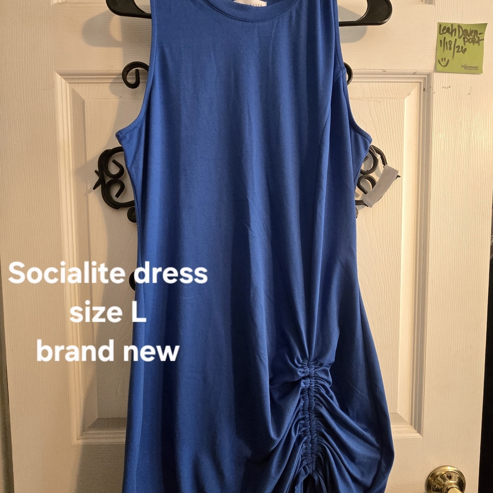 Socialite Royal Blue Midi Dress